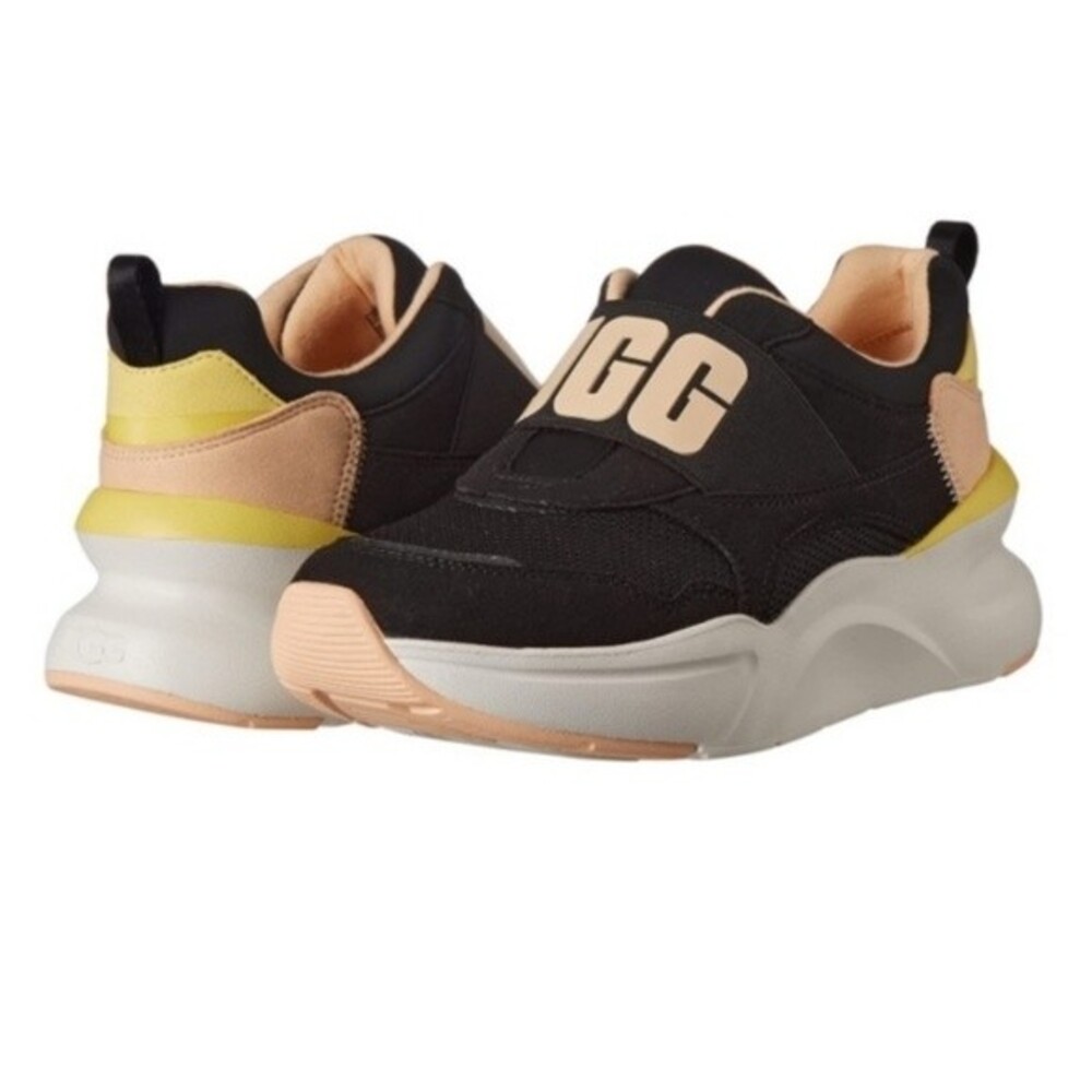 UGG | LA FLEX Mesh Athletic Black Sneakers, Size 8 NEW - Picture 4 of 6